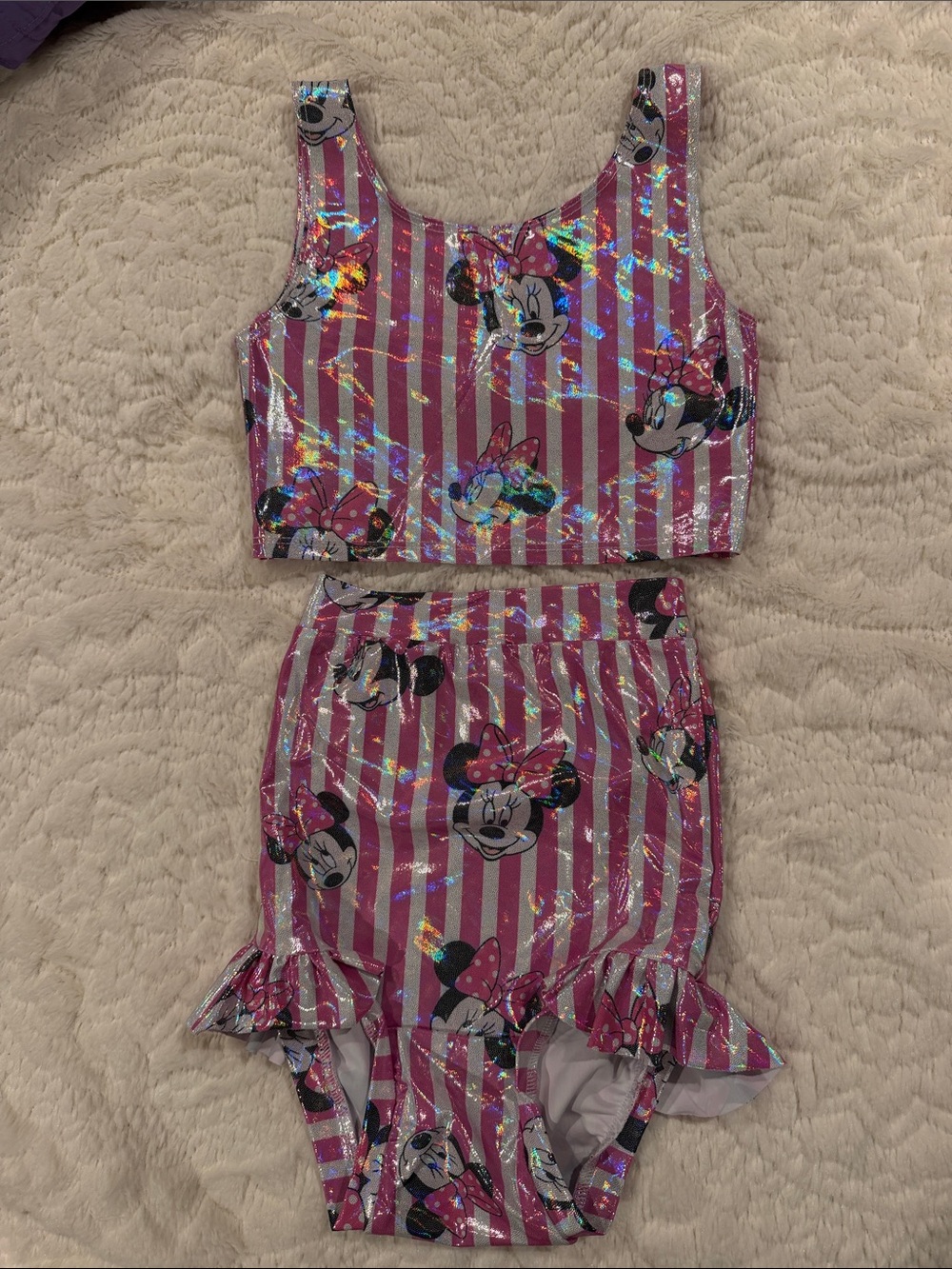 Wild Rich Kids Holographic Print Swim